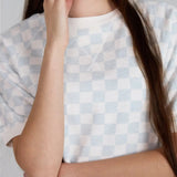 Powder Puff Checkered Top