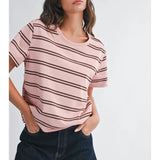 Striped Boxy Tee
