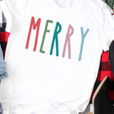 "MERRY" Graphic Tee (Plus)