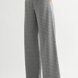 Plaid Wide Leg Pant