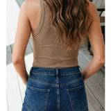 Summer Ribbed Tank Top