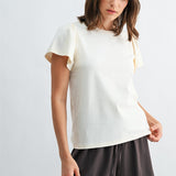 Flutter Sleeve Tee Top