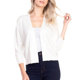 Barely Bolero Open Cardigan