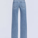 Aileeah Slim Wide Leg Jean (Vervet)