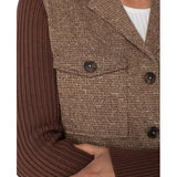 Sweater Sleeve Shacket (Liverpool)