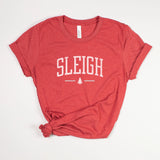"SLEIGH" Collegiate Christmas Graphic Tee