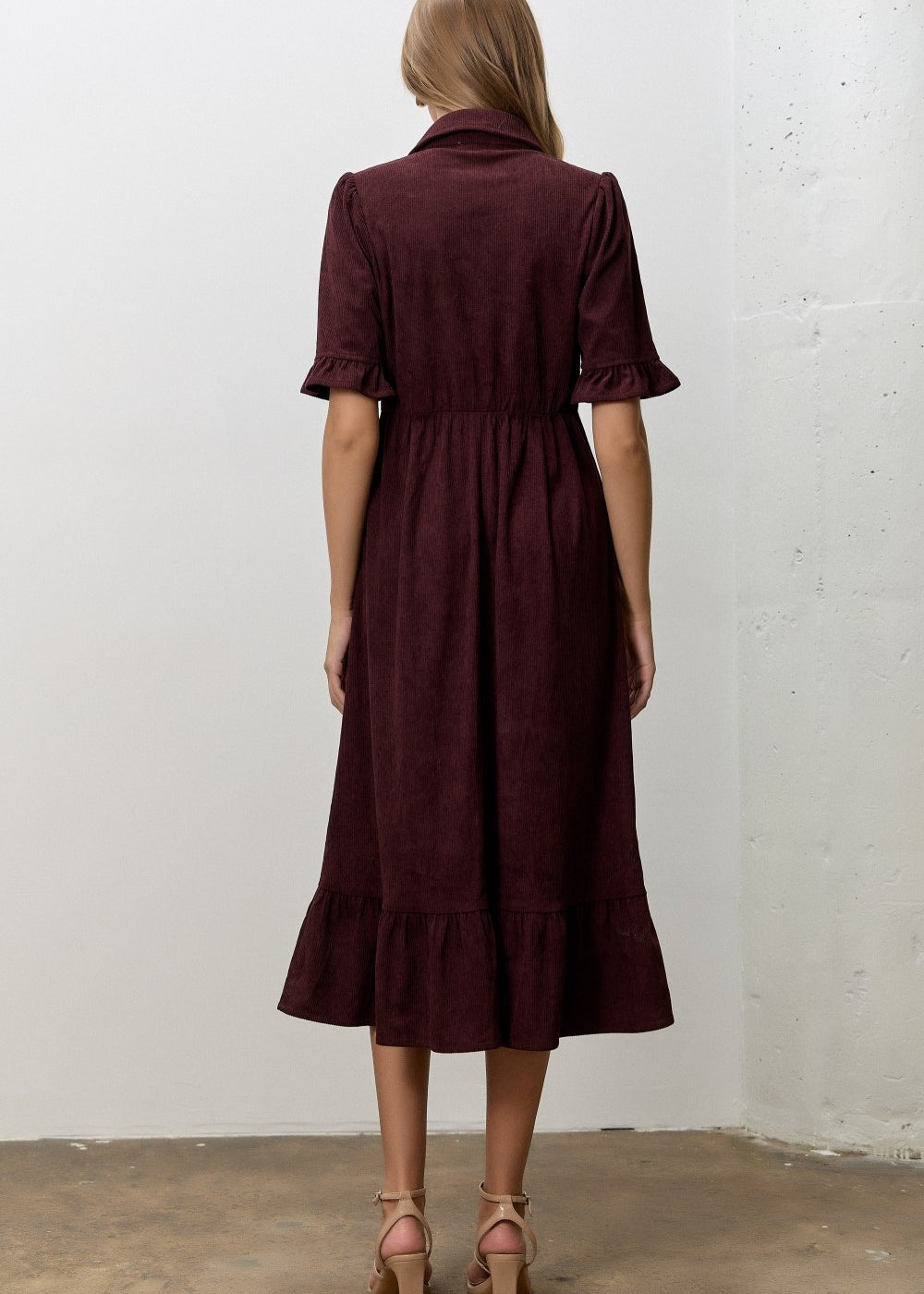 Corduroy Midi Dress