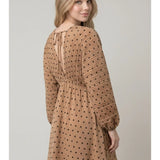 Polka Dot Dolman Dress