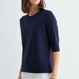 Elbow Sleeve Knit Top