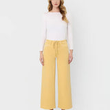Olivia High Rise Drawstring Crop Jean (Vervet)
