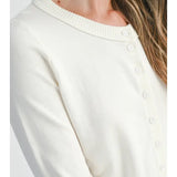 Ribbed Button Down Cardi