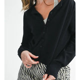 Ribbed Button Down Cardi