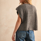 Textured Pattern Sweater Vest