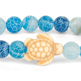 Fahlo Journey Sea Turtle Tracking Bracelet (Aqua Blue)