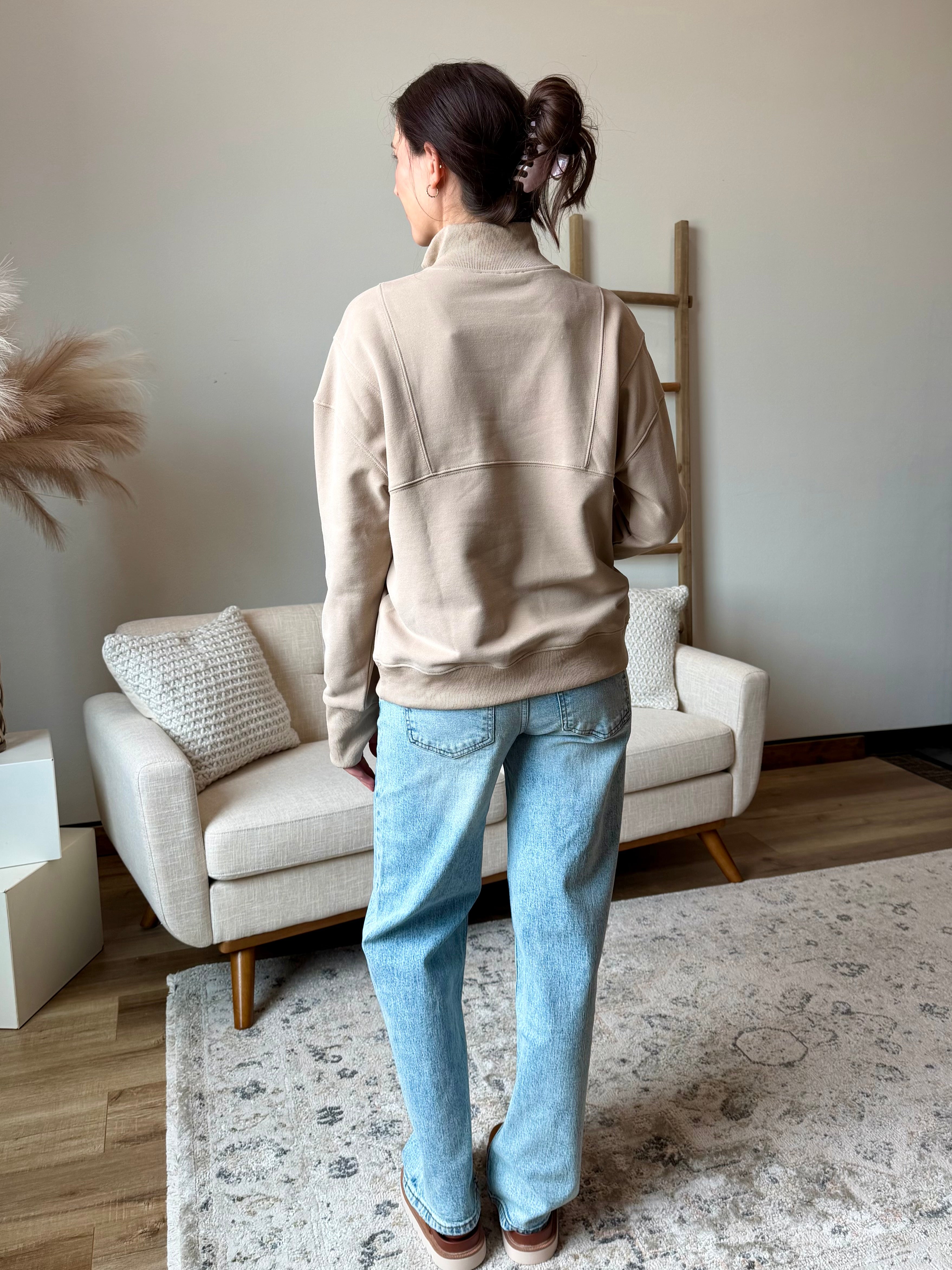 French Terry Half Zip