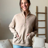 French Terry Half Zip