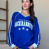 SDSU Sunday Slate Striped Collar Sweatshirt