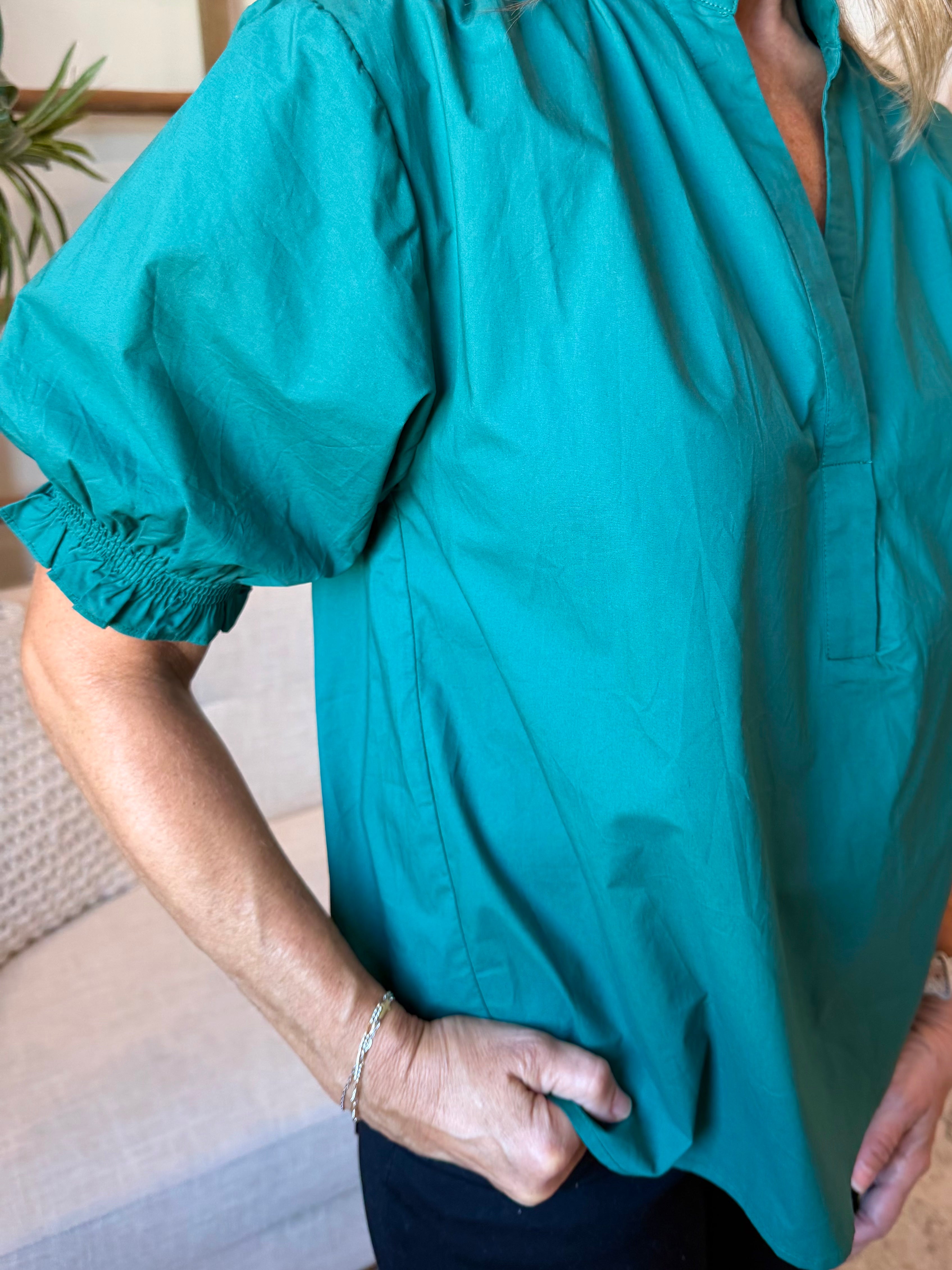 Balloon Sleeve Blouse