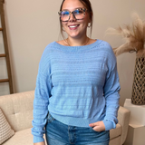 Open Knit Pullover Top