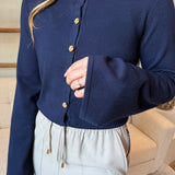 Crewneck Cardi Sweater (Dex)