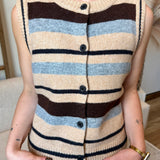 Striped Sweater Vest (Dex)