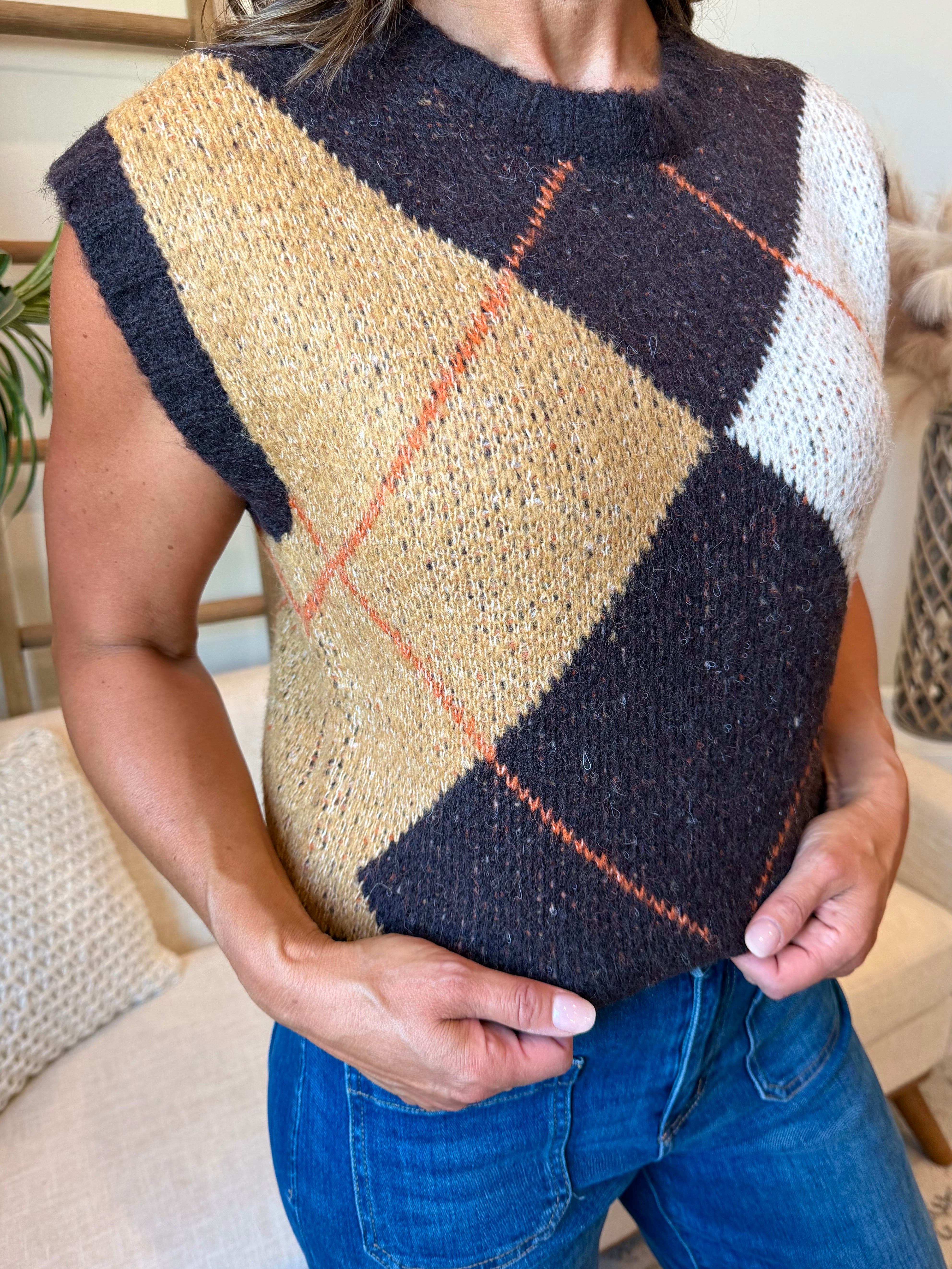 Argyle Sweater Vest