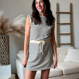 Raegan Striped Mini Dress