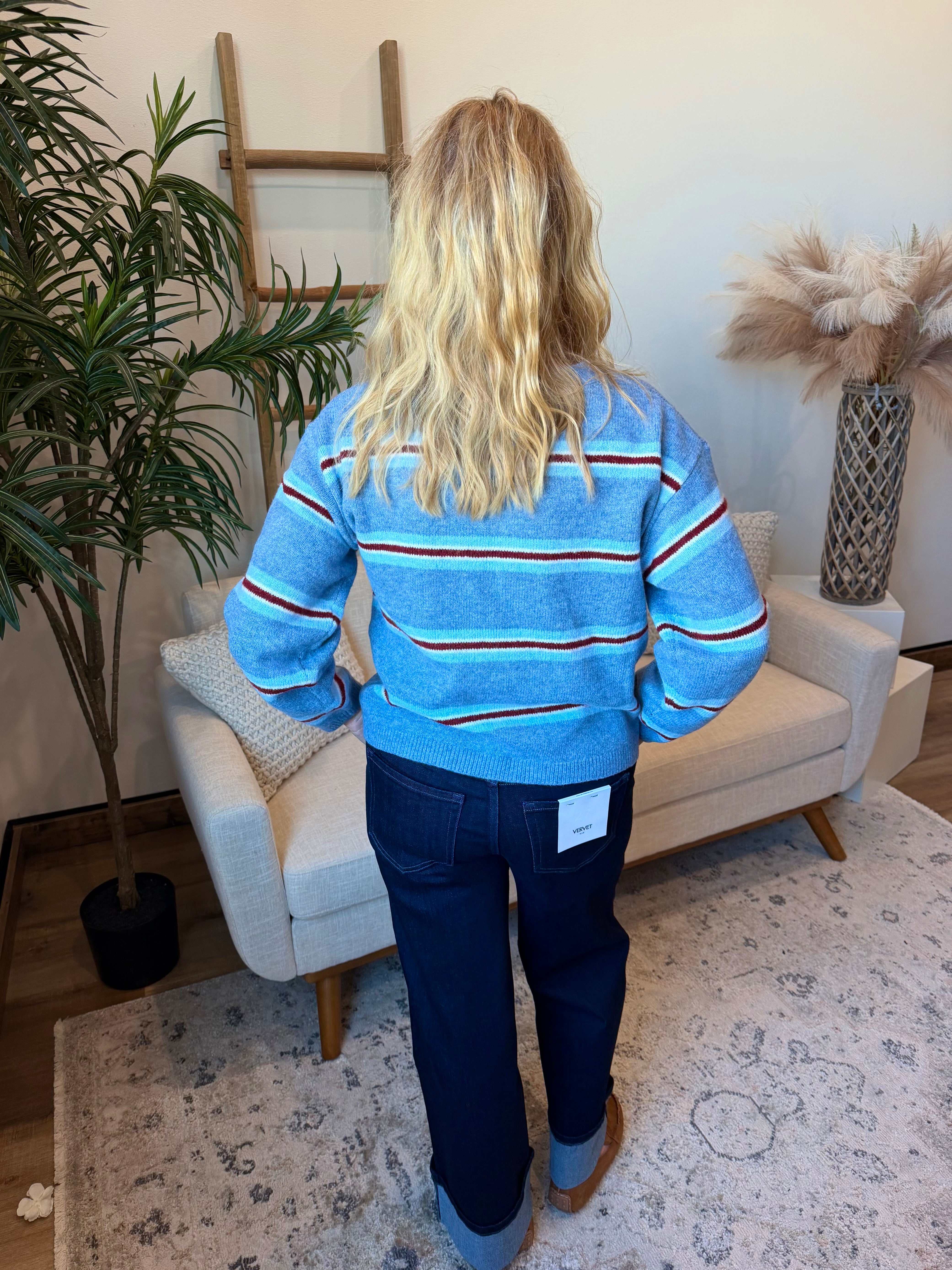 Hudson Striped Sweater