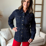 Lantern Sleeve Denim Jacket (Liverpool)