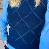Sequin Sweater Vest (Dex)