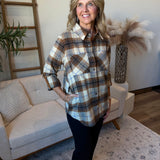 Cozy Brushed Shirt Jacket