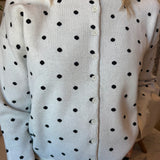 Polka Dot Button Up Cardi