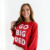 Go Big Red Cropped Crew
