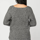 Bevelled Hem Melange Sweater (Dex)