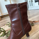 Flag Faux Leather Dress Boot