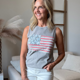 American Flag Vintage Graphic Tank