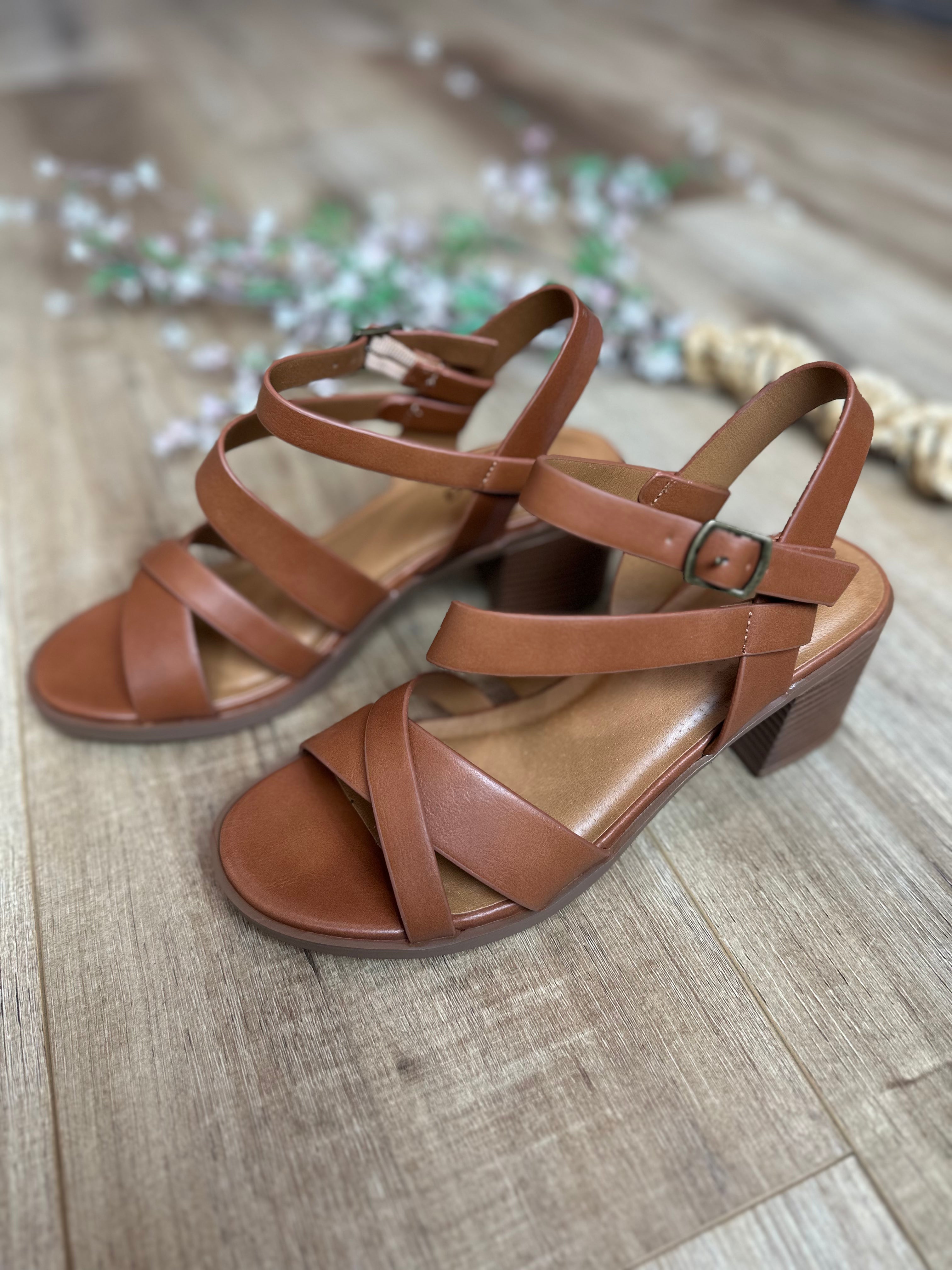 Hotspot Strappy Dress Sandal 7 / TAN