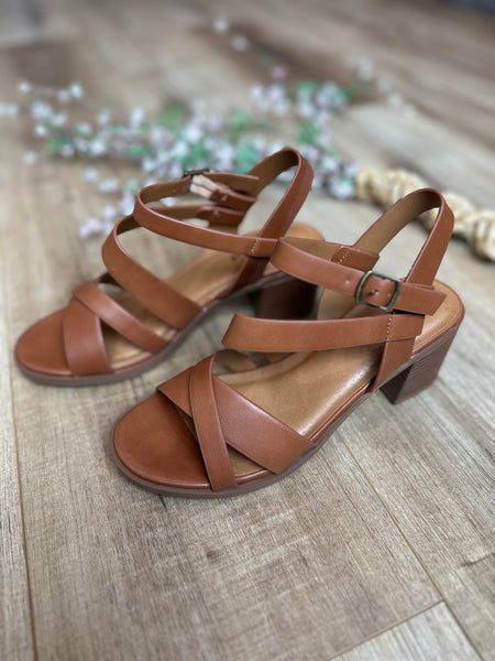 Hotspot Strappy Dress Sandal 7 / TAN Hotspot Strappy Dress Sandal 7 / TAN