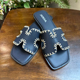 Finity Stitched Slide Sandal