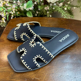 Finity Stitched Slide Sandal