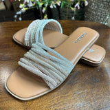 Stable Rhinestone Slide Sandal (SODA)