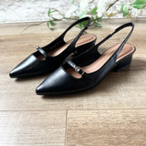 Maude Pointed Toe Slingback Heel