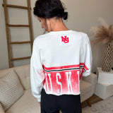 Nebraska Bryant Bend Lantern Sleeve Sweatshirt