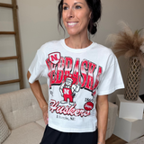 Nebraska Maddux Semi Cropped Band Tee