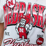 Nebraska Maddux Semi Cropped Band Tee