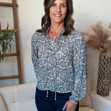 Balloon Sleeved Blouse (Dex)