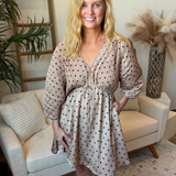 Polka Dot Dolman Dress