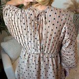 Polka Dot Dolman Dress