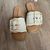 Emy Big Buckle Sandal