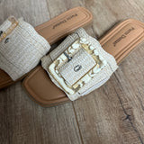 Emy Big Buckle Sandal